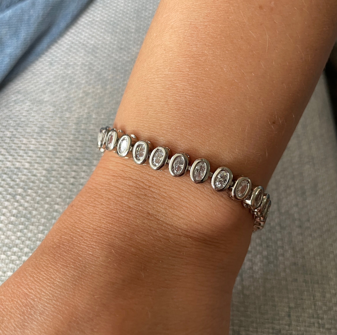 Branca Tennis Braclet